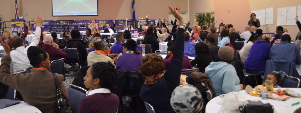 Members voting