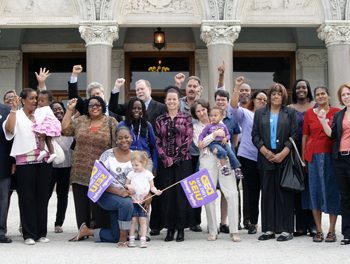 Personal care assistants in Connecticut joyfully unite!